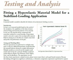Fitting a Hyperelastic Material model for FEA