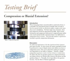 Compression or Biaxial Extension