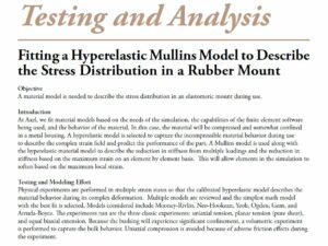 Fitting Hyperelastic Mullins Model