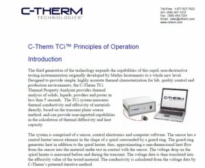C-Therm TCI data sheet