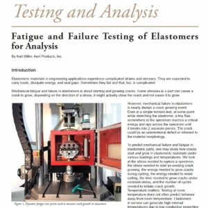 Fatigue and Failure Testing of Elastomers