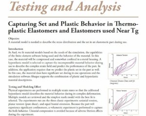 FEA material model for Set of Thermoplastic Elastomers