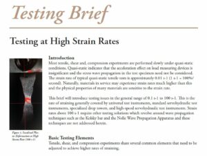 High Strain Rate paper