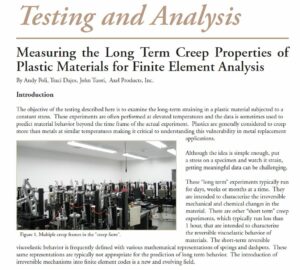 Long Term Plastic Creep