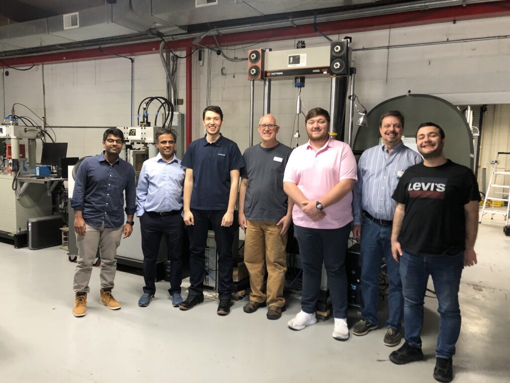 ANSYS Training class picture in the Dynamic Vibration room