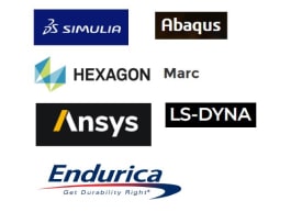 Simulation software vendor logos.